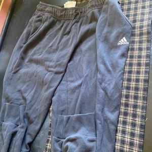 Adidas size large black joggers
